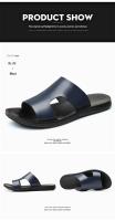 Zapatillas de Moda para Hombre Únicas, Resistentes al Desgaste, Antideslizantes, Estilo Coreano, Ropa Informal Versátil de Fondo Suave - details 23