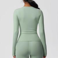 Camisetas de Entrenamiento Sin Costuras para Mujer Ropa Deportiva de Yoga de Manga Larga - details 18