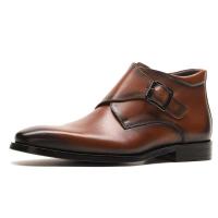 2025 botines con hebilla, zapatos de vestir de cuero para hombre, formales, de negocios, de diseñador, hechos a mano - details 7