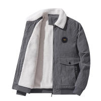 Chaquetas gruesas de lana para hombre, abrigo de PANA con cuello de piel a la moda, prendas de vestir militares informales, novedad de otoño e invierno, 2024 - details 5