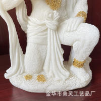 Estatua de Buda indio, rey, mono, artesanía de resina, adorno de estatua de Hanuman - details 9