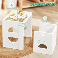 Silla de Montessori Ajustable para Bebés de 1-3 Años Ideal para Leer, Comer, Jugar Fácil de Montar - details 3