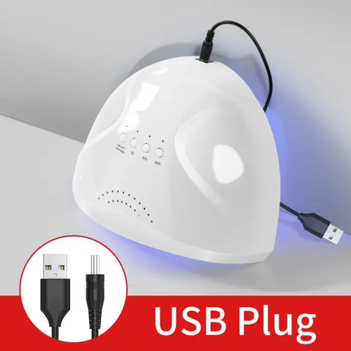 Uñas máquina de terapia de luz secado rápido lámpara uñas esmalte led iluminación versión usb - 1