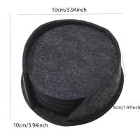 Juego de 10 camas de fieltro resistentes al calor, ideales para tazas de café, té, bebidas calientes, accesorios de cocina y comedor - details 11