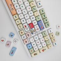 Crayon pequeña nueva clase MOA altura keycap teclado mecánico tapa personalidad personalizada lindo polvo sublimación PBT keycap (teclado no incluido) - details 5