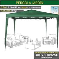 Cenador desmontable de jardín 300x300x250 cm (53857) - details 4