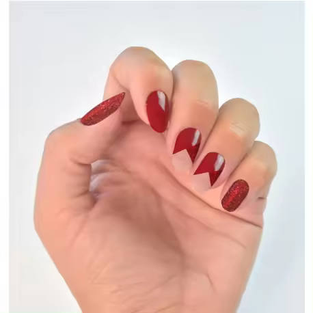 MANI PARA TODOS UÑAS ADHESIVAS CON NAIL ART - 1