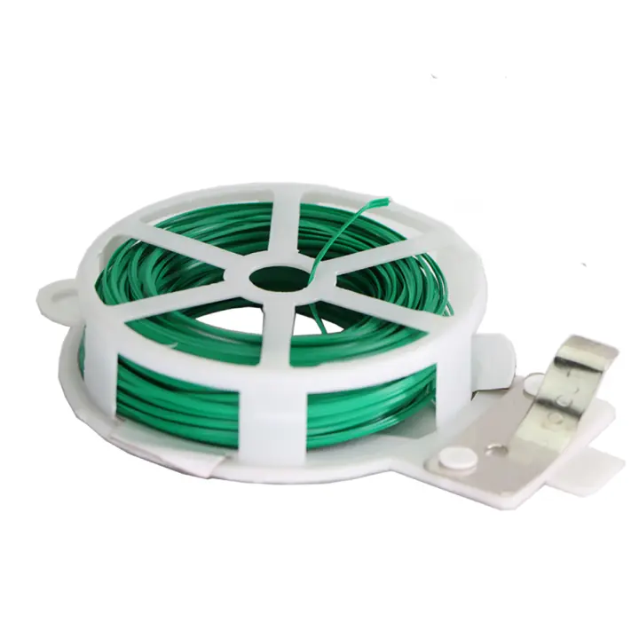 Hilo verde para crecimiento de plantas, suministros de jardinería, alambre para plantas, organizador de cables de jardín - 1