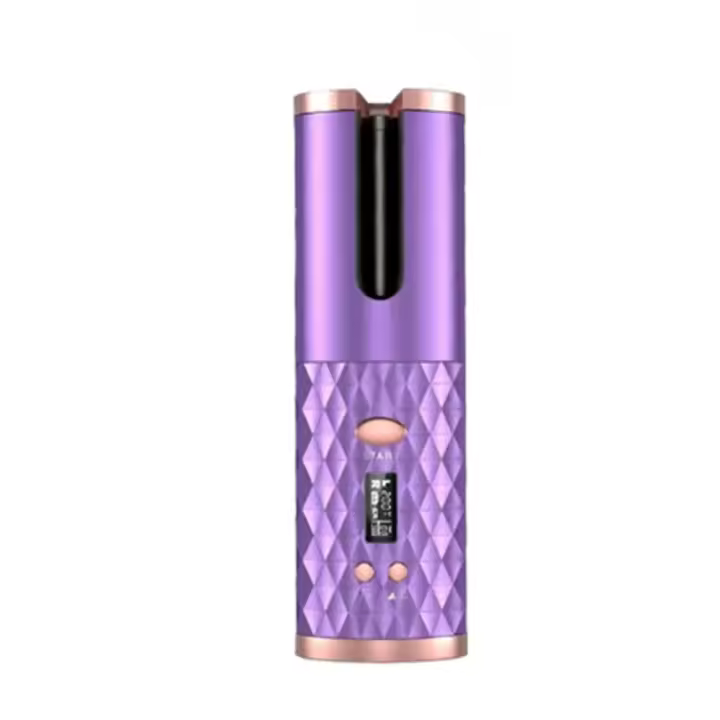 Rizador de pelo automático inalámbrico con USB, rizador automático sedoso, calentamiento rápido, portátil - 1