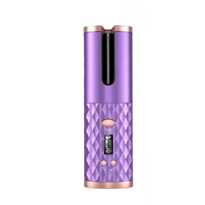 Rizador de pelo automático inalámbrico con USB, rizador automático sedoso, calentamiento rápido, portátil - 1
