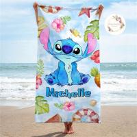 Nombre personalizado Acuarela Personalizado Lilo & Baby Toalla Baño Piscina Playa Viaje Verano - details 3