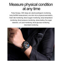 Reloj Inteligente de Grado Médico para Hombres 2025 Tratamiento Láser, ECG Alto + PPG, Glucosa de Sangre, Temperatura Corporal, Llamada BT, Salud - details 5