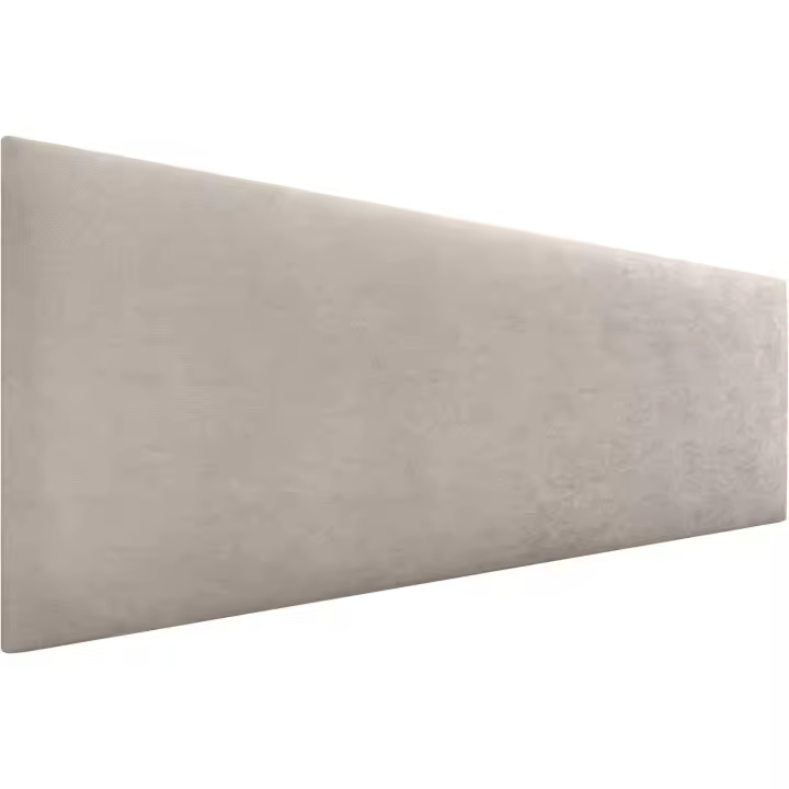 Lujo de Cama con Cabecero AQUALINE Tela Suave 135cm Diseño de Cama Tapizado - 1