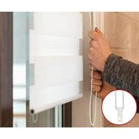 Doble Capa Noche y Día, Tejido, Fácil de Instalar para Ventanas y Puertas, Protección Solar - details 6