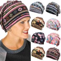 Gorro turbante de algodón suave para mujer, Hijabs musulmanes, envoltura para la cabeza, gorro de quimio informal, gorros elásticos para dormir, pañuelo para la cabeza para la pérdida de cabello, gorros de invierno - details 7