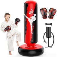 Boxeo Niños, Bolsa De Boxeo Inflable De Pie para 3-8 Niños, Pelota De Boxeo Regalos para Niños Y Niñas, Saco De Boxeo De Pie para Niños Set para Practicar Karate, Taekwondo, MMA - details 8