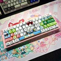 Hellokitty keycap transmisión de luz grabada lateral teclado mecánico de eje magnético adaptado de gatito de alto valor (teclado no incluido) - details 0