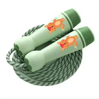 Cuerda para saltar ajustable para hombres y mujeres, diseño de filete, cuerda de algodón, cuerdas para saltar, entrenamiento colorido, cuerda para saltar para niños, deporte, Fitness - 1