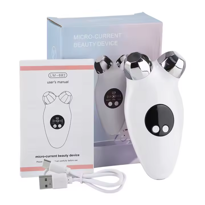 Rodillo masajeador Facial de microcorriente EMS, dispositivo de belleza antiarrugas, rejuvenecimiento de la piel, hine v-face - 1