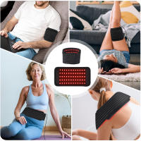 Almohadilla de terapia de luz roja infrarroja, 660nm, 850nm, reparación de heridas, alivio del dolor de espalda, envoltura adelgazante corporal, cinturón, cintura, hombro, máquina calentada - details 6