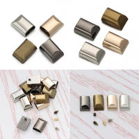 Hebillas de costura de cuero, accesorios de 4 colores, 10 piezas, Clip de cola, tope de cremallera, cabeza de enchufe trasero - details 2