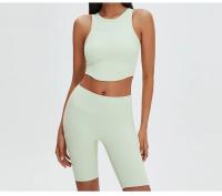 Chaleco de Yoga sin Costuras Ropa Deportiva Transpirable para Mujeres Ideal para Entrenamiento y Correr Material de Nylon Hecho en China - details 8