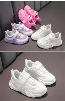 Zapatillas de deporte para niños, zapatos deportivos para niñas, zapatos de cuero PU a la moda para niños, zapatillas de tenis informales rosas bonitas y ligeras para correr para niña - details 5