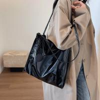 Bolso de hombro de charol para mujer, bolso de mano informal Vintage, bolso de compras de gran capacidad - details 7