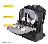 Mochila de viaje de gran capacidad para hombre, bolsa para ordenador portátil de negocios con carga USB, bolso personalizable para exteriores - details 32