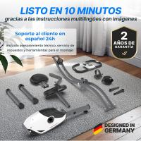 Bicicleta Estática Plegable hasta 130 KG Extra Silenciosa con Sillín de Comodidad Ajustable - details 7