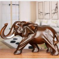 Estatuilla de esculturas de animales para decoración del hogar, elefante de la suerte, estatua de resina, adorno para manualidades, decoración de habitación, regalo de Navidad DIY - details 7