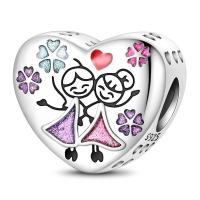 Abalorio Original de Plata de Ley 925 para mujer, abalorio de alta calidad adecuado para pulsera DIY, cuentas de amor para el Día de San Valentín, regalos de joyería para fiesta, nuevo - details 35