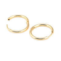 Aretes de Cuerda de Metal Dorado de 18K Diseño Redondo Rectangular de Alta Calidad - details 31