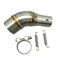 Motorcycle Middle Exhaust pipe Adapter Elbow Connect Link Tube For YAMAHA YZF R25 R3 MT-03 MT25 Motorbike Modified link pipe - details 7