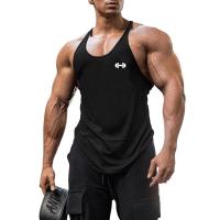 Muscleguys-Camiseta de tirantes para hombre, camiseta sin mangas con estampado de marca para culturismo, entrenamiento y gimnasio - details 6