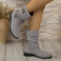 Autmn-Botas martin planas para mujer, zapatos informales de moda, Invierno - details 3