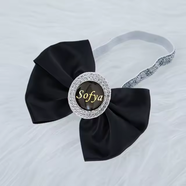 MIYOCAR-Diadema personalizada para bebé, 13 colores, rosa, ostentosa, estilo princesa, regalo único ideal - 1