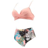 Conjunto de bikini push-pull para mujer, bikini sexy de encaje con lazo, traje de baño de dos piezas para mujer, traje de playa L 2024 - details 45