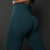 -Yoga sin costuras para mujer, ropa deportiva de entrenamiento, pantalones de cintura alta, mallas deportivas para gimnasio - details 3