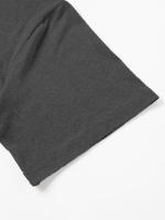 Camiseta deportiva informal de manga corta de verano para hombre, con costuras tricolores y cuello en V con muescas, estilo Henry - details 29