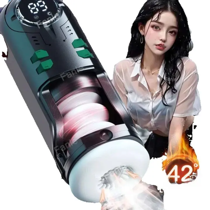 Leten masturbador masculino automático taza telescópica succión caliente coño mamada hine empuje vibración masturbación juguete sexual para hombres - 1