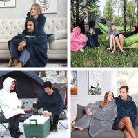 Forro polar reversible, ponible, sudadera con capucha, sudadera con capucha oversize, acogedora, holgada, forro polar reversible, sudadera con capucha, engrosada, pareja, nueva, loungewear - details 7