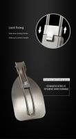Sartén plegable portátil de acero inoxidable para exteriores, utensilios de pícnic para barbacoa, olla de viaje para escalada - details 1