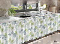 HTC Lababo-cortina corta para cocina, 150x70cm - details 18