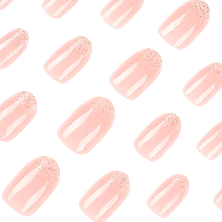 Uñas postizas de almendra rosa brillante, uñas populares de larga duración para principiantes en arte de uñas - 1