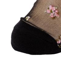 Calcetines tobilleros con lazo de seda de vidrio fino Jacquard de ocio transparente calcetines cortos calcetines de cristal - details 10