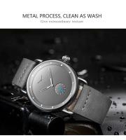 Reloj de Cuarzo de Moda Clásica ONOLA 3805 Correa de Cuero Impermeable Estilo Casual de Fecha - details 7