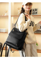 Mochila de cuero blanco y amarillo para mujer, bolsa de trabajo suave y sencilla, con correa para el hombro, informal, de viaje - details 17