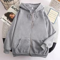Chaqueta Sudadera con Capucha Retro Zip Up Estilo Casual Harajuku Gótico para Hombres - details 2