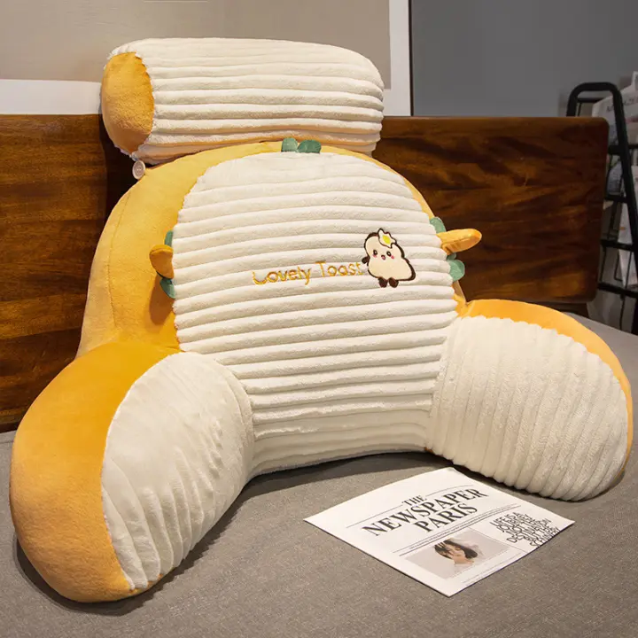 Cojín de noche suave cojín trasero grande almohada sofá cama dormitorio de lectura largo sentado cintura soporte artefacto - 1